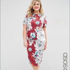 ASOS Curve Floral Dress